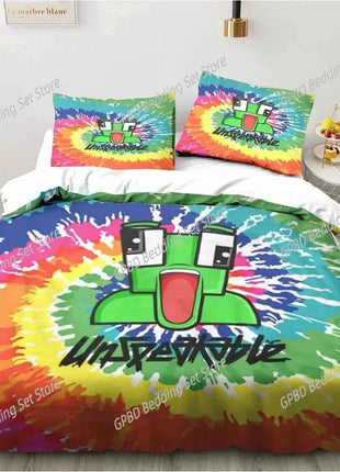 Cartoon Funny Play Unspeak.able Comfortable Duvet Quilt Cover Pillowcase Bedding Set Children Bedroom Decoration Home Textile