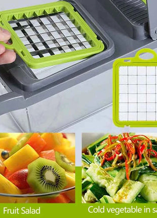 14/16 in 1 Multifunctional Vegetable Chopper Onion Chopper Handle Food Grate Food Chopper Kitchen Vegetable Slicer Dicer Cut
