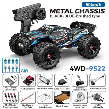 RC Car Brushless 4WD 9522PRO 85KM/H High Speed  Off-Road Drift Remote Control Car 1:16 Professional Racing Cars 9522 50KM/H