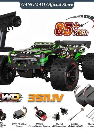 9522PRO 85KM/H High Speed RC Car Brushless 4WD Off-Road Drift Remote Control Car 1:16 Professional Racing Cars SCY16101 16102