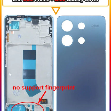 Testato AMOLED LCD per Xiaomi Redmi Note 13 4G 23129RAA4G Display LCD Touch Screen di ricambio con cornice per Redmi Note 13 4G