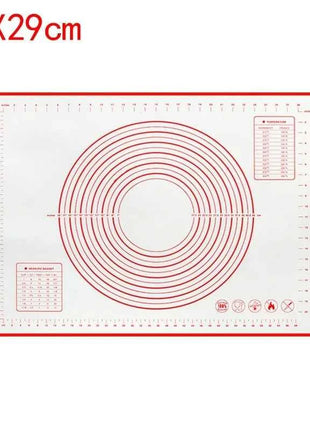 UNTIOR 1PCS Silicone Baking Mat Kneading Pad Dough Mat Pizza Cake Dough Maker Kitchen Cooking Grill Non-Stick Gadgets Bakeware