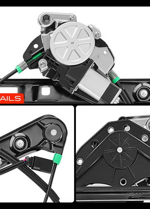 Frankberg 2x Alzacristalli Anteriori Sinistro e Destro per BMW Serie 3 Touring E46 1997-2005 741-484 51337020659 741-485 51337020660