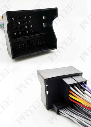 Cablaggio radio con connettore femmina quadlock a 40 pin per BMW Citroen Ford Mercedes Peugeot VW Audi SEAT Opel Skoda