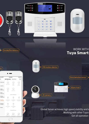 Sensore di Allarme DIY G2BT W7B W9B W3B per Sicurezza Domestica Antifurto 433MHz WiFi GSM Sistema di Allarme Wireless Controllo App Tuya Smart House