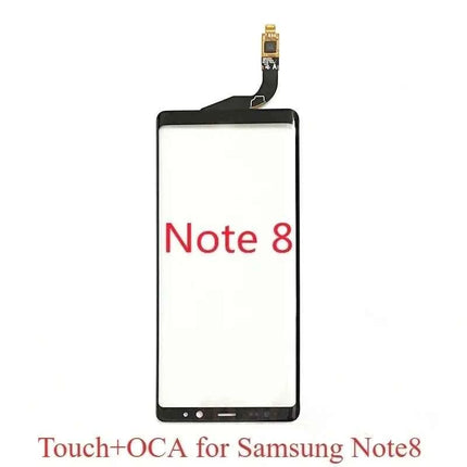 Vetro con digitalizzatore Touch OCA per la riparazione dello schermo LCD del telefono Samsung Galaxy Note 8