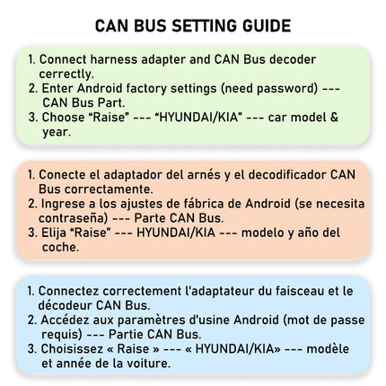 Decoder CAN Bus 24Pin/18Pin/24Pin per Hyundai Tucson Elantra Kia Sportage Ceed, SWC, Plug & Play, Adattatore Android 16-Pin