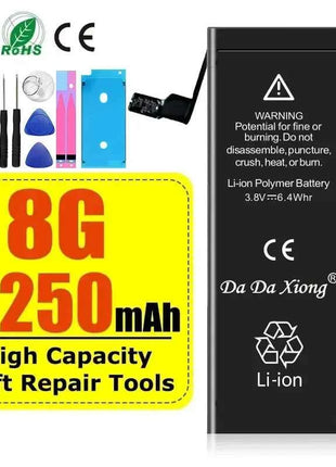 High Capacity Battery For iPhone 4 4S 5 5S 5C SE 2020 6 6S 7 8 SE2 Plus X XR XS 11 Pro Max Mobile Phone Pack New 0 Cycle Seal