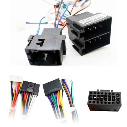 Cablaggio Radio da 16 Pin a ISO CAN Bus Decoder Car Android Head Unit Cable Adapter per Peugeot 308 Citroen C4