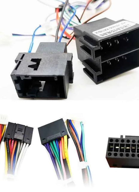 Cablaggio Radio da 16 Pin a ISO CAN Bus Decoder Car Android Head Unit Cable Adapter per Peugeot 308 Citroen C4