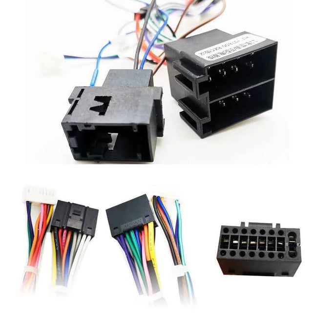 Cablaggio Radio da 16 Pin a ISO CAN Bus Decoder Car Android Head Unit Cable Adapter per Peugeot 308 Citroen C4
