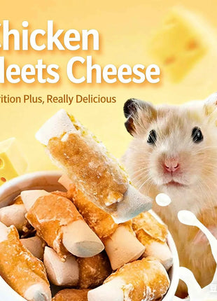 Hamster Teeth-Cleaning Stick, Calcium Supplement, Weight Gain, Freeze-Dried Chicken Stick, Golden Hamster Chinchilla Snack, Dutc