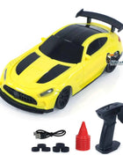 Gifts 1/43 RC Drift Car with Gyro Upgraded Ver 2.4G Remote Control Mini Drift Race Car 4WD Radio Control RC Toys Traffic Cones