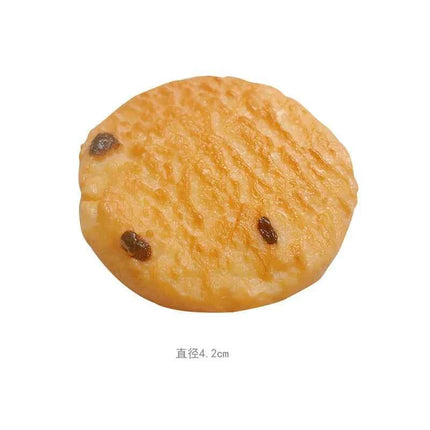 1: 1 Simulation 5/10pcs Cookie Model PVC Stereoscopic Cookie Creative Food party Play Photography Movie Props Shop Window Show