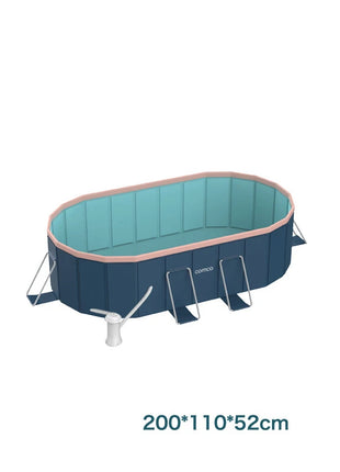 New Foldable Non-Inflatable Swimming Pool for Family Summer Water Party Home Outdoor Garden Backyard 1.6m 2.1m 2.6m 3m 3.6m