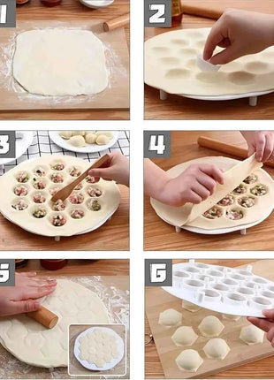 1pc-Simple Chinese Dumplings Mould Kitchen Dough Press Ravioli Making Mold Pastry Tool Gadgets