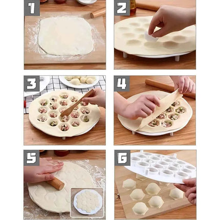 1pc-Simple Chinese Dumplings Mould Kitchen Dough Press Ravioli Making Mold Pastry Tool Gadgets