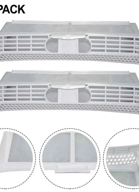 1/2pcs Folded Fluff Filter Sieve Filter Filter Bag For Bosch For Siemens For Neff Replacement Dryers Accessories