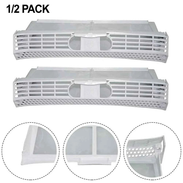 1/2pcs Folded Fluff Filter Sieve Filter Filter Bag For Bosch For Siemens For Neff Replacement Dryers Accessories