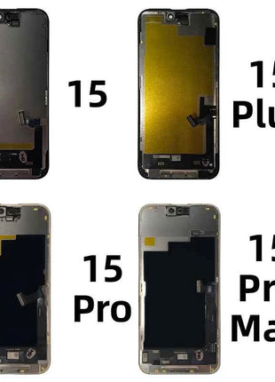 INCELL 16 Pro Max Per iPhone 12 LCD 12Pro Display 13ProMax Schermo Face ID Touch 15 14 Plus 13 MINI Display 15 Pro Max 16 16Pro