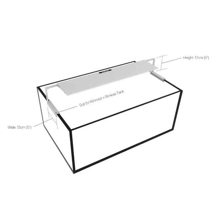 MicMol G3 AQUA Air Series Bluetooth APP Control Aquarium Full Spectrum Led Light for Frewater / Marine Tank