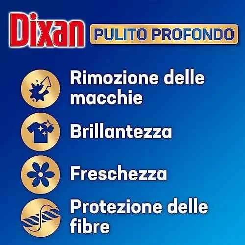Dixan Classic Deep Clean, Washing Machine Detergent dust to eliminate stubborn stains, consisting of 95 washes