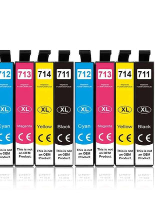 InkGarden T0711 Ink Cartridge For Epson Stylus SX110 SX215 SX218 SX400 SX405 SX410 SX415 SX510W SX515W DX7400 Printer