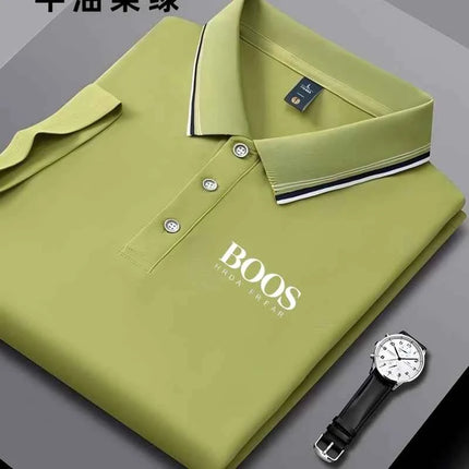 Summer New Men's Short Sleeved Polo Shirt Fashion Design Golf Top Casual T-shirt