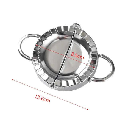 Round Dumpling Maker Stainless Steel Dough Cutter Skin Slicer Machine DIY Jiaozi Ravioli Pie Pastry Mold Kitchen Baking Tools