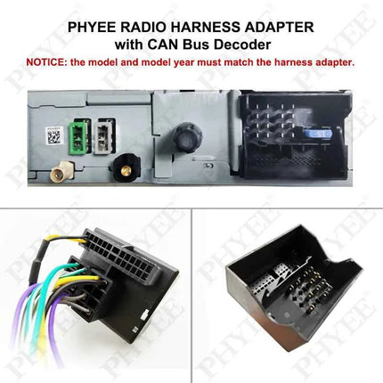 Telaio pannello di montaggio radio Android da 10" per Citroen C4 2013-2017, adattatore cablaggio a 16 pin, decodificatore bus CAN, quadlock 40 pin
