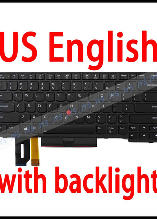Laptop Replacement Keyboard for Lenovo ThinkPad E480 E485 E490 E495 L380 L390 L480 R480 T480S L490 T490 T495 US/BR/FR/UK/PT/SP