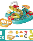 Puzzle per bambini Giochi di imitazione Giocattoli Lavapiatti Giocattoli Regalo Cucina Giocattoli interattivi 2 in 1 Scivolo Pesca Montessori Giocattoli