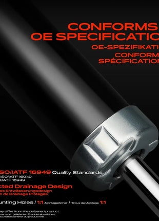 Frankberg 2x ammortizzatori per asse anteriore per Citroën Berlingo Multispace B9 Peugeot Partner anno di produzione dal 2008 520870 520871 520872