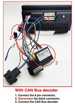 Cablaggio Radio da 16 Pin a ISO CAN Bus Decoder Car Android Head Unit Cable Adapter per Peugeot 308 Citroen C4