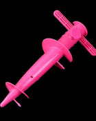Base per ombrellone regolabile in plastica Sun Beach Patio Sabbia Supporto per ancoraggio a terra Spike Auger Supporto per accessori da giardino Strumento di fissaggio