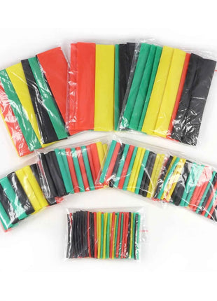 Kit tubi termorestringenti in sacchetto 127/164/328/530 pezzi 2:1 Filo termoretraibile Tubo termoretraibile Collegare la copertura Guaine di protezione del filo