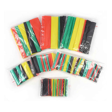 Kit tubi termorestringenti in sacchetto 127/164/328/530 pezzi 2:1 Filo termoretraibile Tubo termoretraibile Collegare la copertura Guaine di protezione del filo