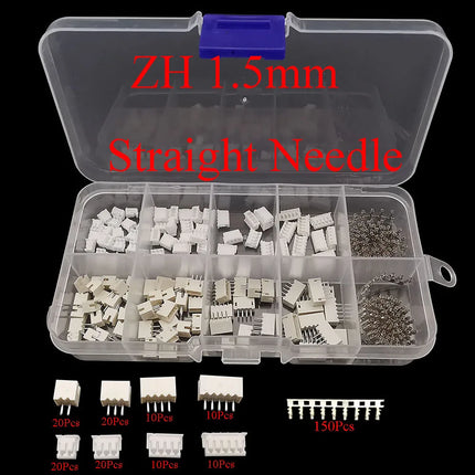 1 scatola SH 1.0/JST 1.25/ZH 1.5/PH 2.0/XH 2.54 Spina maschio Presa femmina Kit terminale alloggiamento Connettore intestazione pin orizzontale verticale