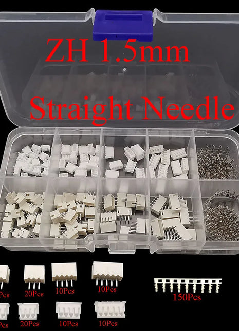1 scatola SH 1.0/JST 1.25/ZH 1.5/PH 2.0/XH 2.54 Spina maschio Presa femmina Kit terminale alloggiamento Connettore intestazione pin orizzontale verticale