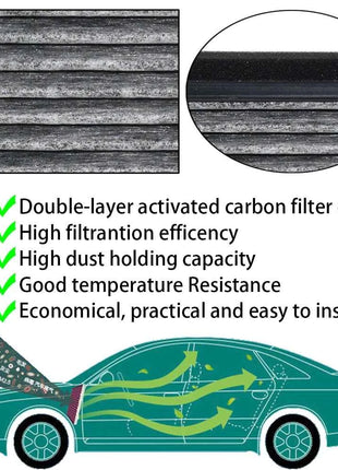 Filtro aria aria aria condizionata abitacolo polline per BMW Serie 5 E39 1996 - 2003 520d 523i 525i 525tds 530d 540i M52/M54 2.0 3.0 3.5 4.9 2.5 2.9 L