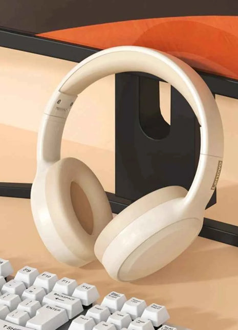 Lenovo TH30 Wireless Bluetooth Headphones with Headwear Earmuffs, Sports Earphones, Esports Games with Microphone
