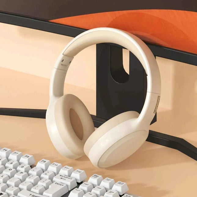 Lenovo TH30 Wireless Bluetooth Headphones with Headwear Earmuffs, Sports Earphones, Esports Games with Microphone