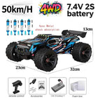 Professional Off-Road Drift Racing Car Toy for Boys 4x4 Scale Remote Control car 4WD with Realistic Features rc drift car