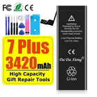 High Capacity Battery For iPhone 4 4S 5 5S 5C SE 2020 6 6S 7 8 SE2 Plus X XR XS 11 Pro Max Mobile Phone Pack New 0 Cycle Seal