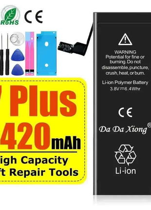 High Capacity Battery For iPhone 4 4S 5 5S 5C SE 2020 6 6S 7 8 SE2 Plus X XR XS 11 Pro Max Mobile Phone Pack New 0 Cycle Seal