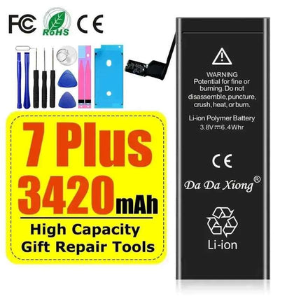 High Capacity Battery For iPhone 4 4S 5 5S 5C SE 2020 6 6S 7 8 SE2 Plus X XR XS 11 Pro Max Mobile Phone Pack New 0 Cycle Seal