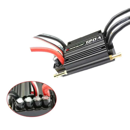 Flycolor 2-6S Lipo BEC 5.5V/5A Brushless ESC 50A 70A 90A 120A 150A Speed Controller / Programming card for RC Boat Model Parts