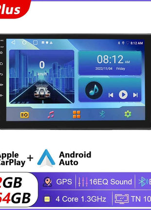 Podofo 10" CarPlay Android Radio For FIAT 500L 2012-2017 Car Multimedia Player GPS Stereo 4G Autoradio IPS Intelligent System