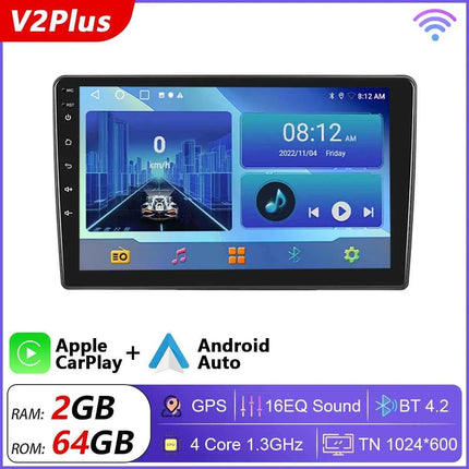 Podofo 10" CarPlay Android Radio For FIAT 500L 2012-2017 Car Multimedia Player GPS Stereo 4G Autoradio IPS Intelligent System