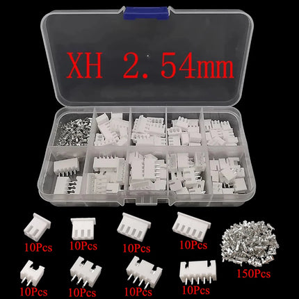 JST 1.25/PH2.0/XH2.54/SM2.54/JST SYP 2P/VH3.96 Spina Maschio + Presa Femmina Custodia In Plastica Terminale Pin Header Connettore del Cavo